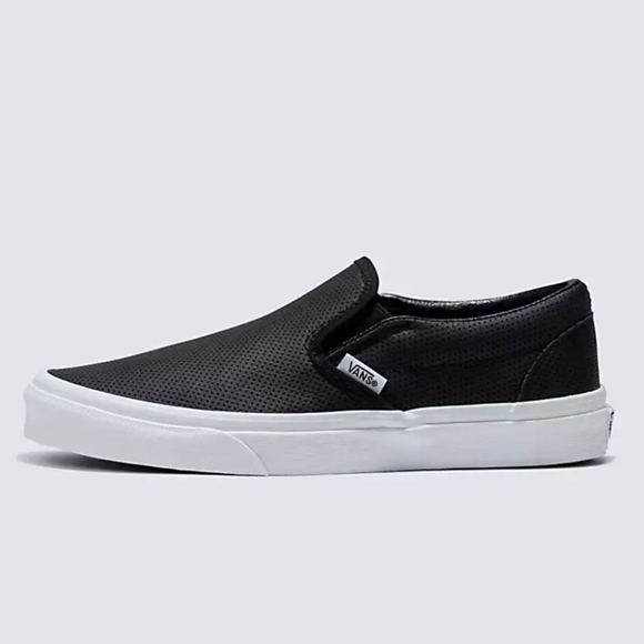 Vans Perforated Leather Slip-On Shoe - Picture 2 of 8